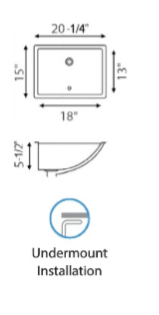 H-1813: Sirus Vanity Sink