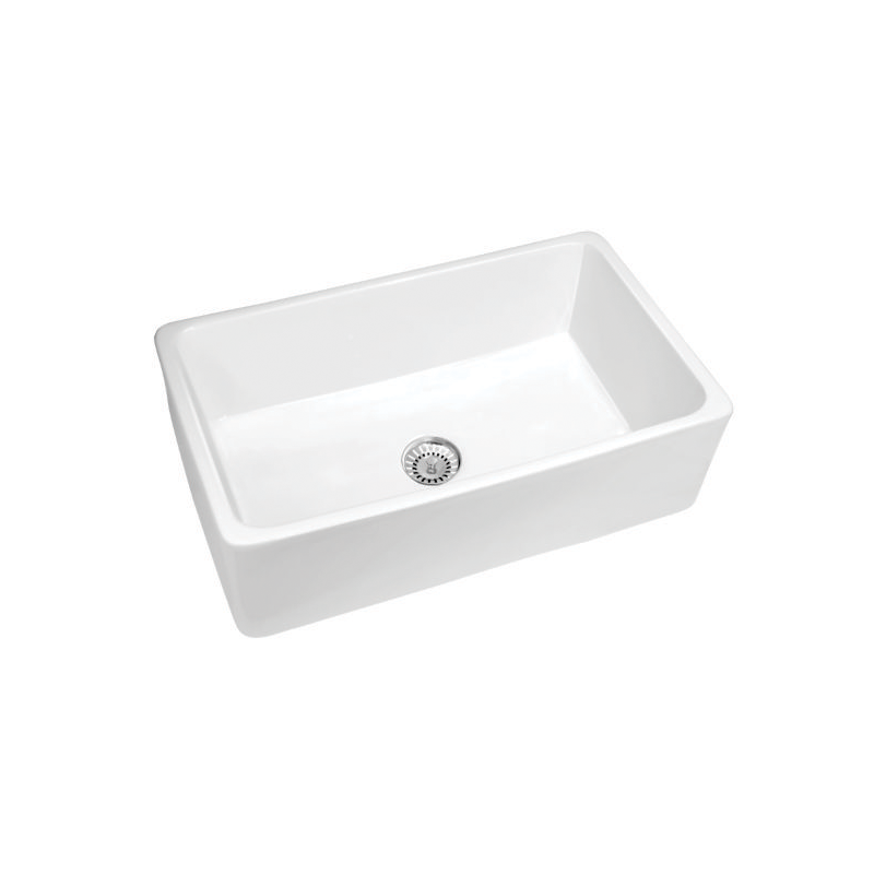 H-CF05-00 Hive, Single Bowl Sink, Ceramic, Farm House